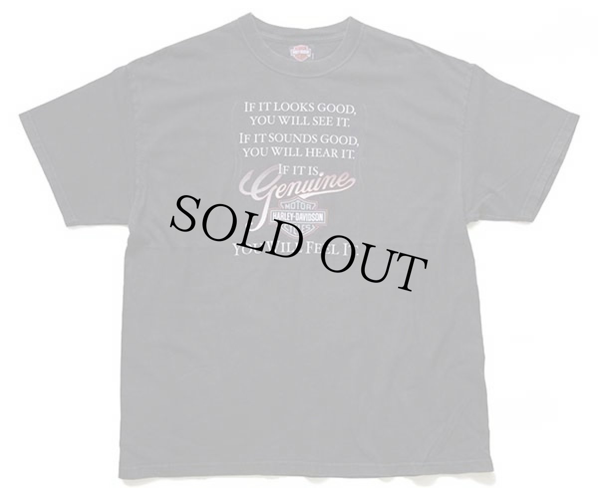 画像2: 00s USA製 Hanes HARLEY-DAVIDSON ハーレー ダビッドソン エイリアン 両面プリント コットンTシャツ 黒 XL (2)