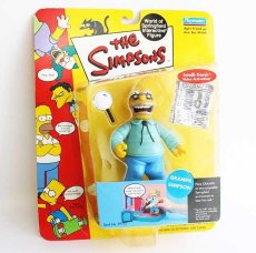 画像1: デッドストック★00s The Simpsons シンプソンズ GRAMPA SIMPSON フィギュア (1)