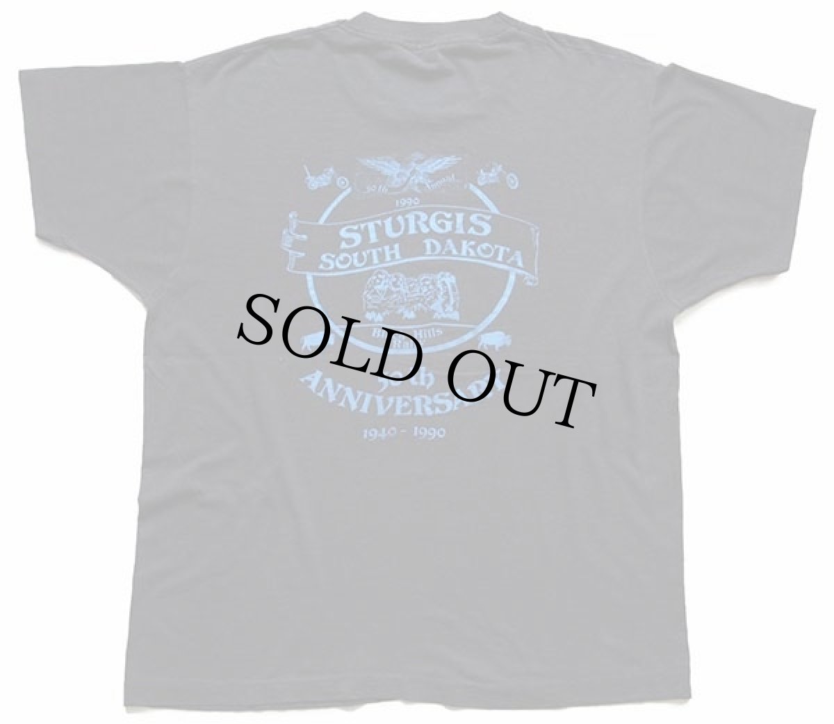 画像3: 90s USA製 STURGISスタージス 50th ANNIVERSARY 両面プリント Tシャツ 黒 XL (3)