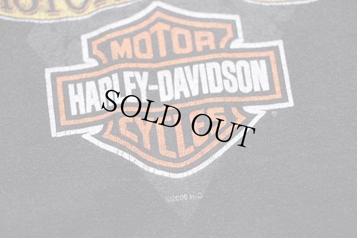 画像5: 00s USA製 HARLEY-DAVIDSON ハーレー ダビッドソン BERLIN 両面プリント コットンTシャツ 黒 XL (5)