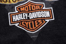画像5: 00s USA製 HARLEY-DAVIDSON ハーレー ダビッドソン BERLIN 両面プリント コットンTシャツ 黒 XL (5)