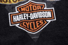 画像5: 00s USA製 HARLEY-DAVIDSON ハーレー ダビッドソン BERLIN 両面プリント コットンTシャツ 黒 XL (5)