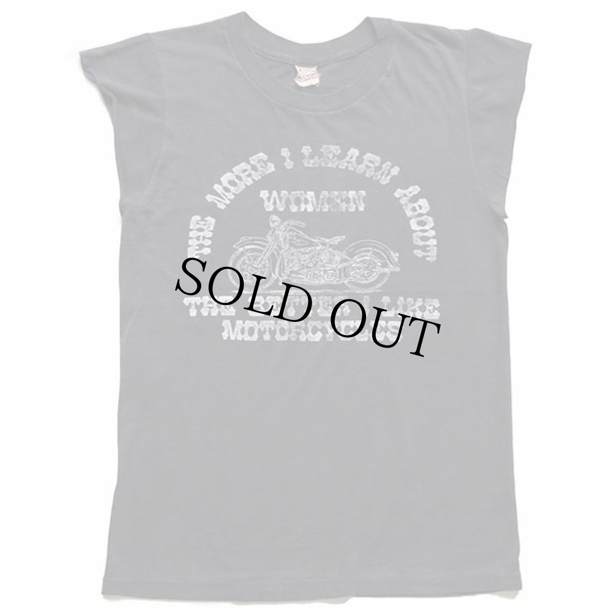 画像2: 80s USA製 HARLEY-DAVIDSON ハーレー ダビッドソン 両面プリント カットオフ ノースリーブTシャツ 黒 S (2)