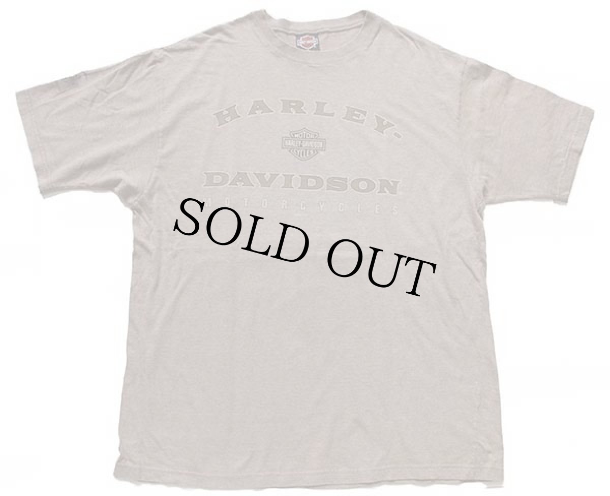 画像2: 90s USA製 HARLEY-DAVIDSON ハーレー ダビッドソン ロゴ コットンTシャツ 杢ブラウン XL (2)