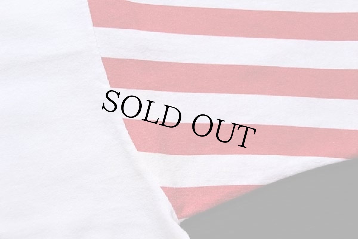 画像7: 90s USA製 HARLEY-DAVIDSON ハーレー ダビッドソン 星条旗柄 切り替え 両面プリント コットンTシャツ 白 XL (7)