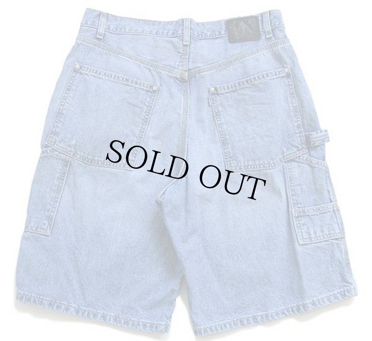 画像2: 00s メキシコ製 Levi'sリーバイス SILVERTABシルバータブ CARPENTER デニム ペインター ショートパンツ w32★ショーツ (2)