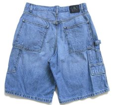 画像2: 00s メキシコ製 Levi'sリーバイス SILVERTABシルバータブ CARPENTER デニム ペインター ショートパンツ w32★ショーツ (2)