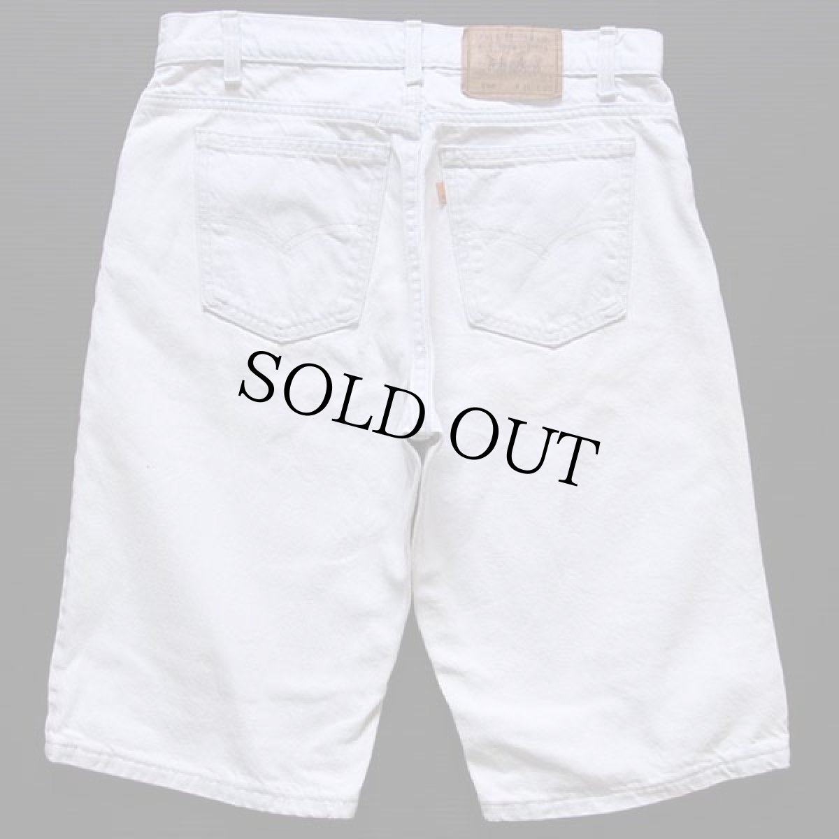 画像2: 90s USA製 Levi'sリーバイス 550 デニム ショートパンツ アイスブルー w31★35 ショーツ (2)