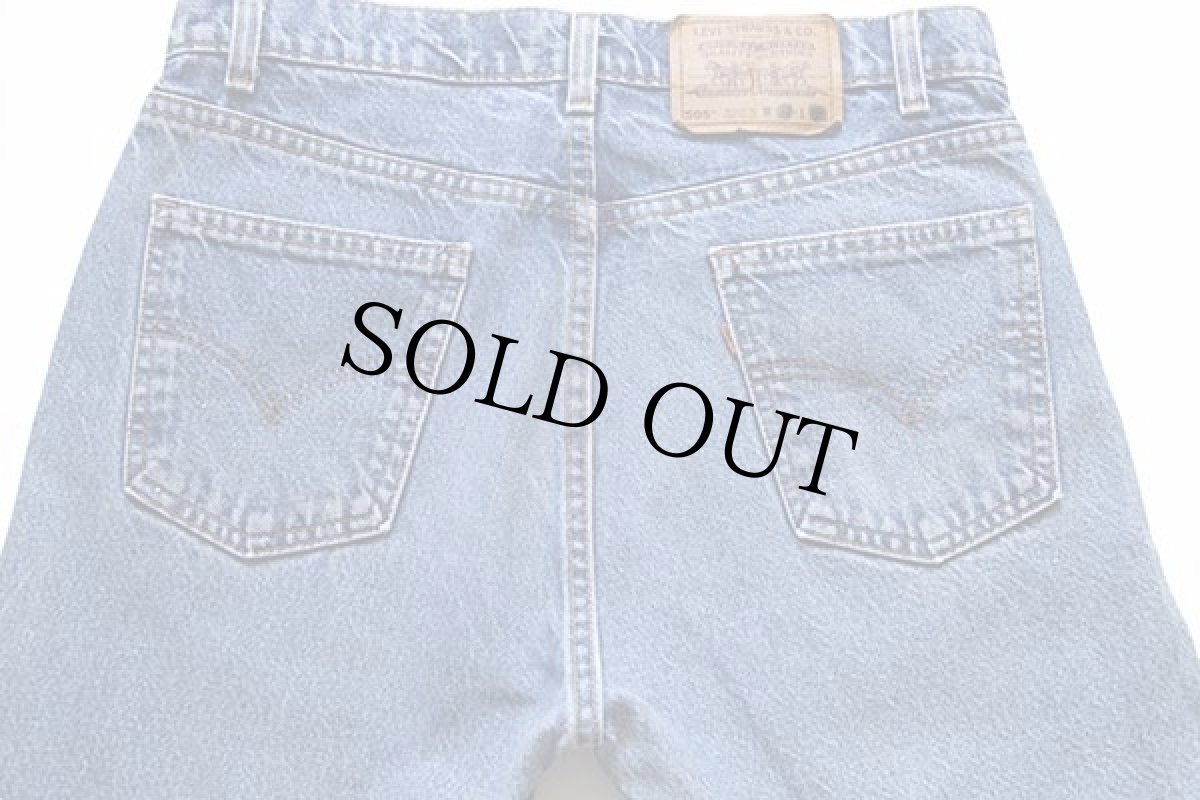 画像4: 90s USA製 Levi'sリーバイス 505 デニムパンツ w32 L30★13 (4)