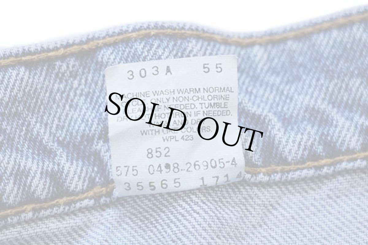 画像4: 90s USA製 Levi'sリーバイス 565 デニム ショートパンツ w36 L13★ショーツ (4)