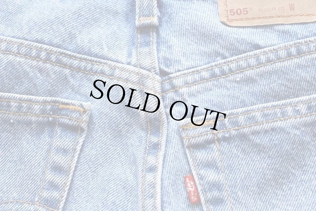 画像5: 90s USA製 Levi'sリーバイス 505 デニム ショートパンツ 11★50 ショーツ (5)