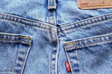 画像5: 90s USA製 Levi'sリーバイス 505 デニム ショートパンツ 11★50 ショーツ (5)