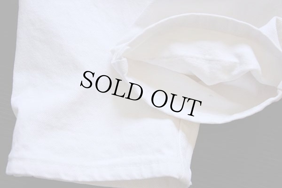 画像8: 90s USA製 Levi'sリーバイス 550 カラーデニムパンツ カスタム 生成り w38 L32 (8)