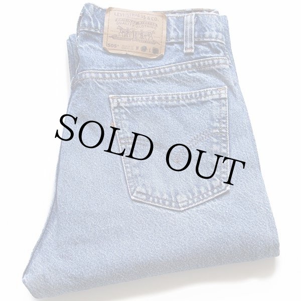 90s USA製 Levi'sリーバイス 505 デニムパンツ w32 L30☆13