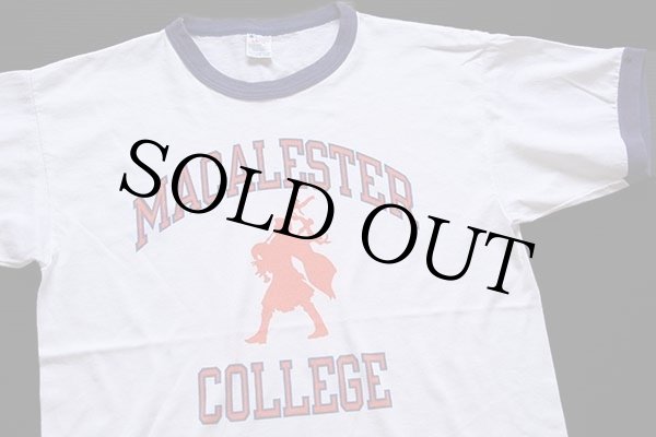 80s USA製 Championチャンピオン MACALESTER COLLEGE 染み込み