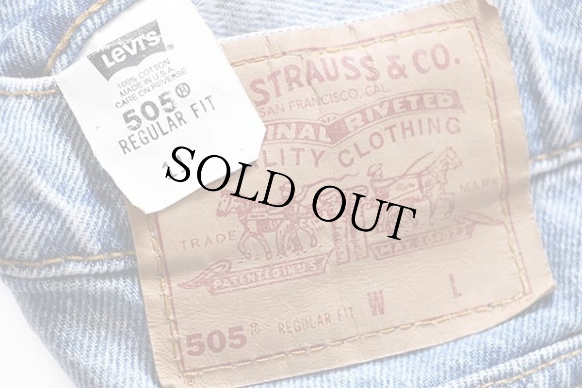 画像3: 90s USA製 Levi'sリーバイス 505 デニム ショートパンツ 11★50 ショーツ (3)