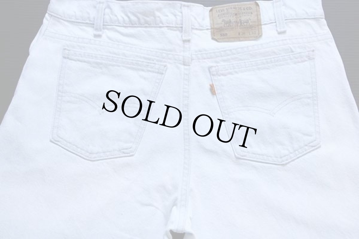 画像4: 90s USA製 Levi'sリーバイス 550 デニムパンツ アイスブルー w36 L30 (4)