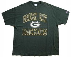 画像2: 90s USA製 Championチャンピオン NFL GREEN BAY PACKERS コットンTシャツ 緑 XXL (2)