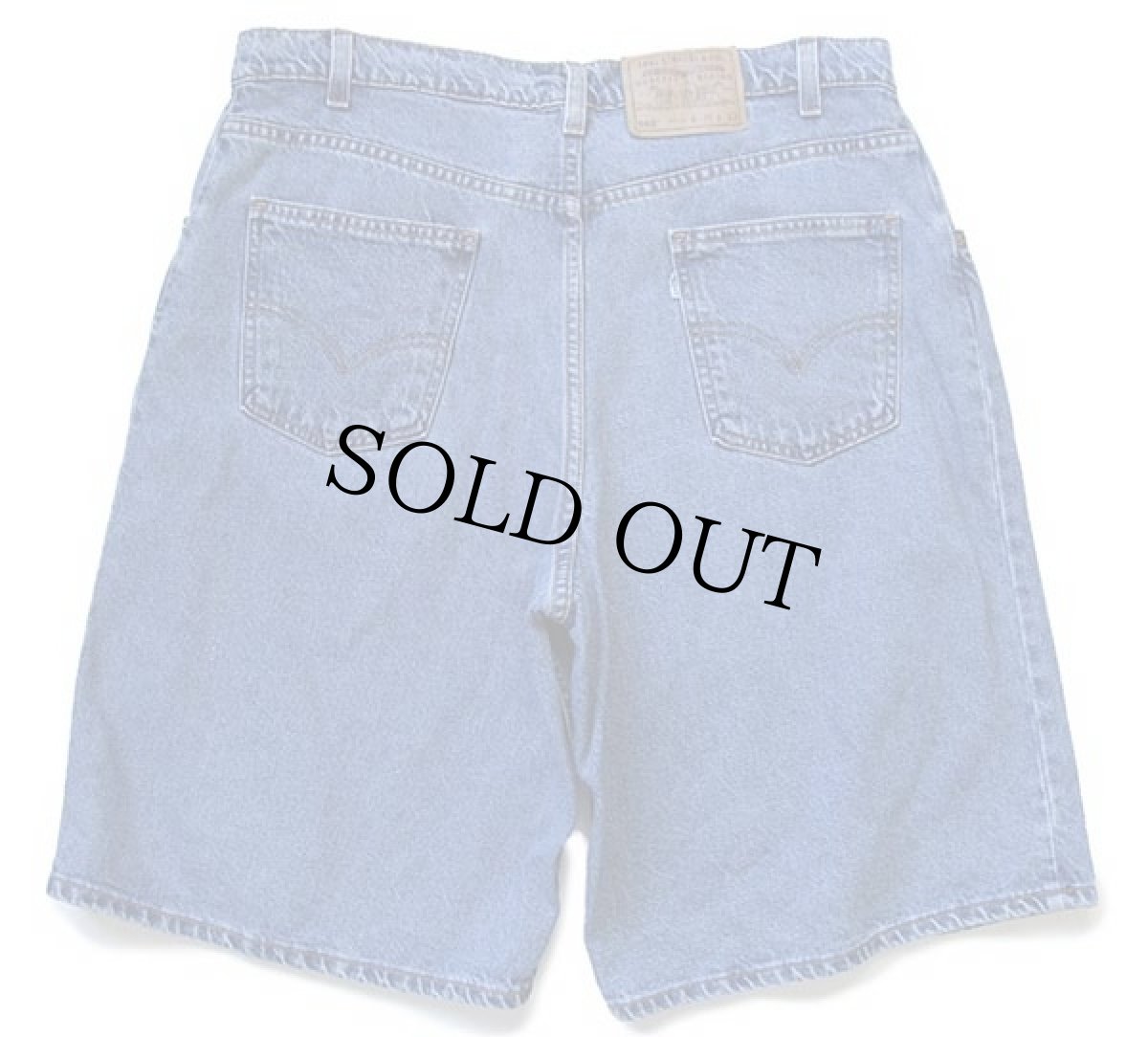 画像2: 90s USA製 Levi'sリーバイス 565 デニム ショートパンツ w36 L13★ショーツ (2)