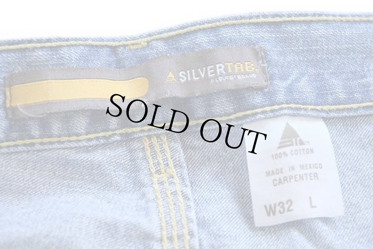 画像3: 00s メキシコ製 Levi'sリーバイス SILVERTABシルバータブ CARPENTER デニム ペインター ショートパンツ w32★ショーツ (3)