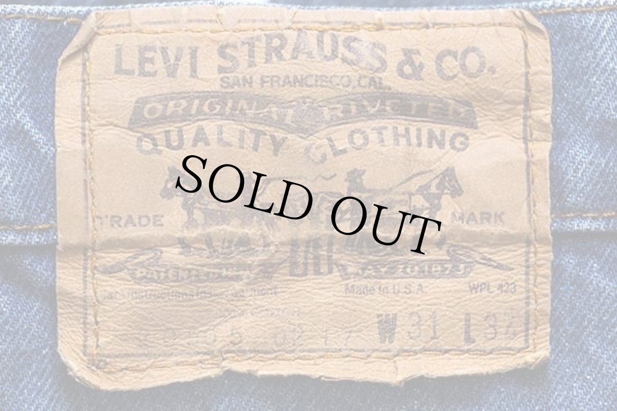 画像5: 80s USA製 Levi'sリーバイス 505 デニムパンツ w31 L34★10 (5)