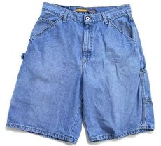 画像1: 00s メキシコ製 Levi'sリーバイス SILVERTABシルバータブ CARPENTER デニム ペインター ショートパンツ w32★ショーツ (1)