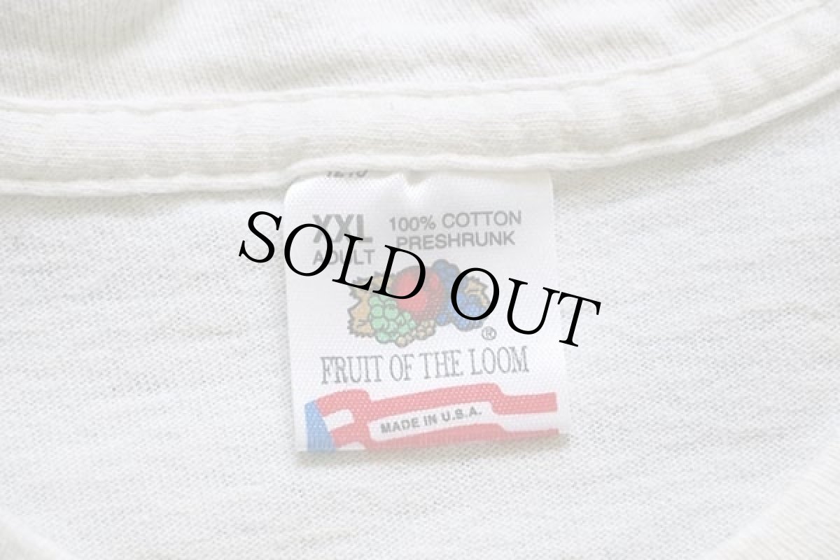 画像5: 90s USA製 Rainforest Adventure オオハシ 両面プリント コットンTシャツ 生成り XXL (5)