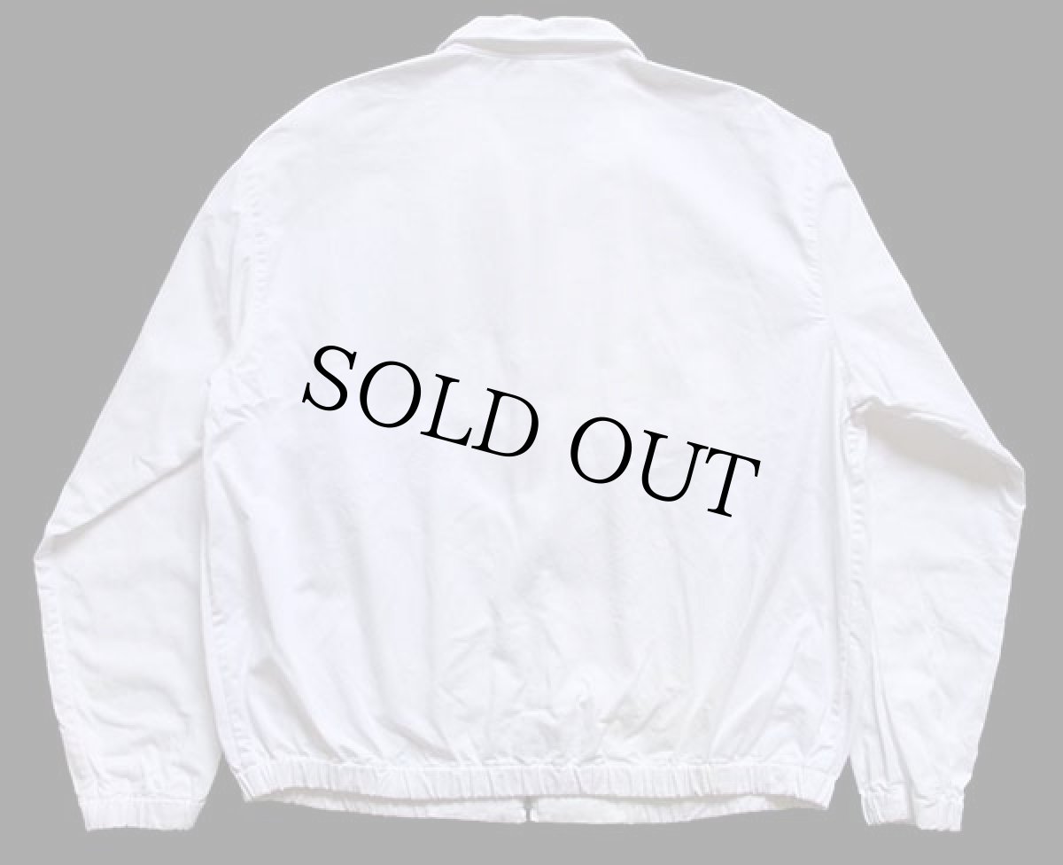 画像2: 90s ポロ ラルフローレン ワンポイント チンスト付き コットンジャケット 白 L (2)