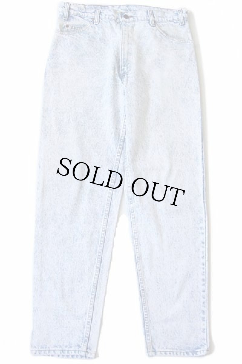 画像2: 90s USA製 Levi'sリーバイス 550 ケミカルウォッシュ デニムパンツ w34 L32★アシッド (2)