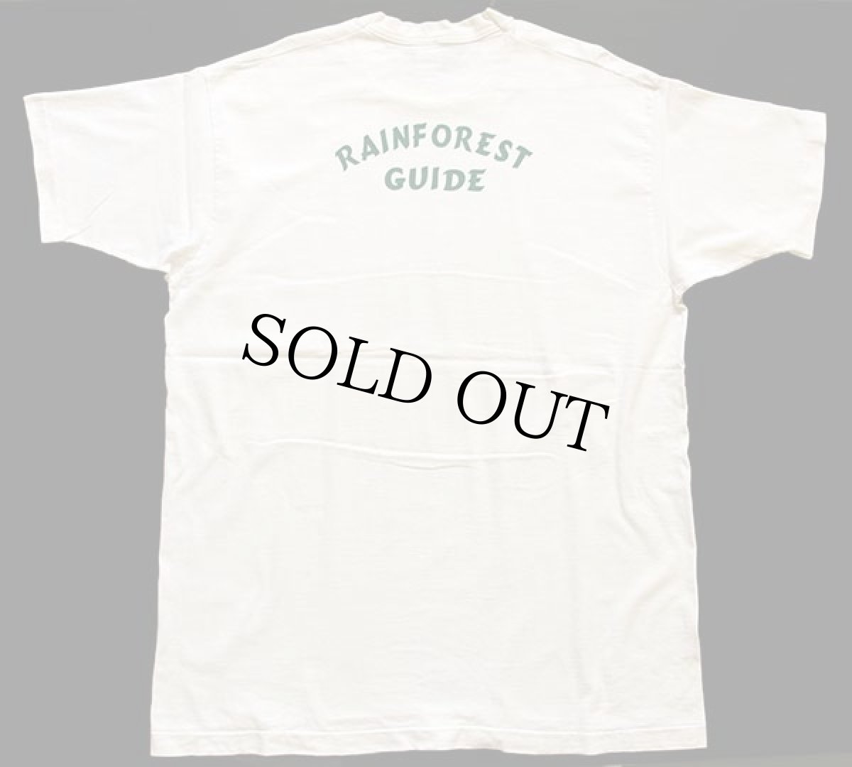 画像3: 90s USA製 Rainforest Adventure オオハシ 両面プリント コットンTシャツ 生成り XXL (3)