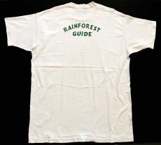 画像3: 90s USA製 Rainforest Adventure オオハシ 両面プリント コットンTシャツ 生成り XXL (3)