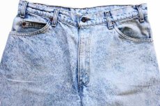 画像4: 90s USA製 Levi'sリーバイス 550 ケミカルウォッシュ デニムパンツ w34 L32★アシッド (4)