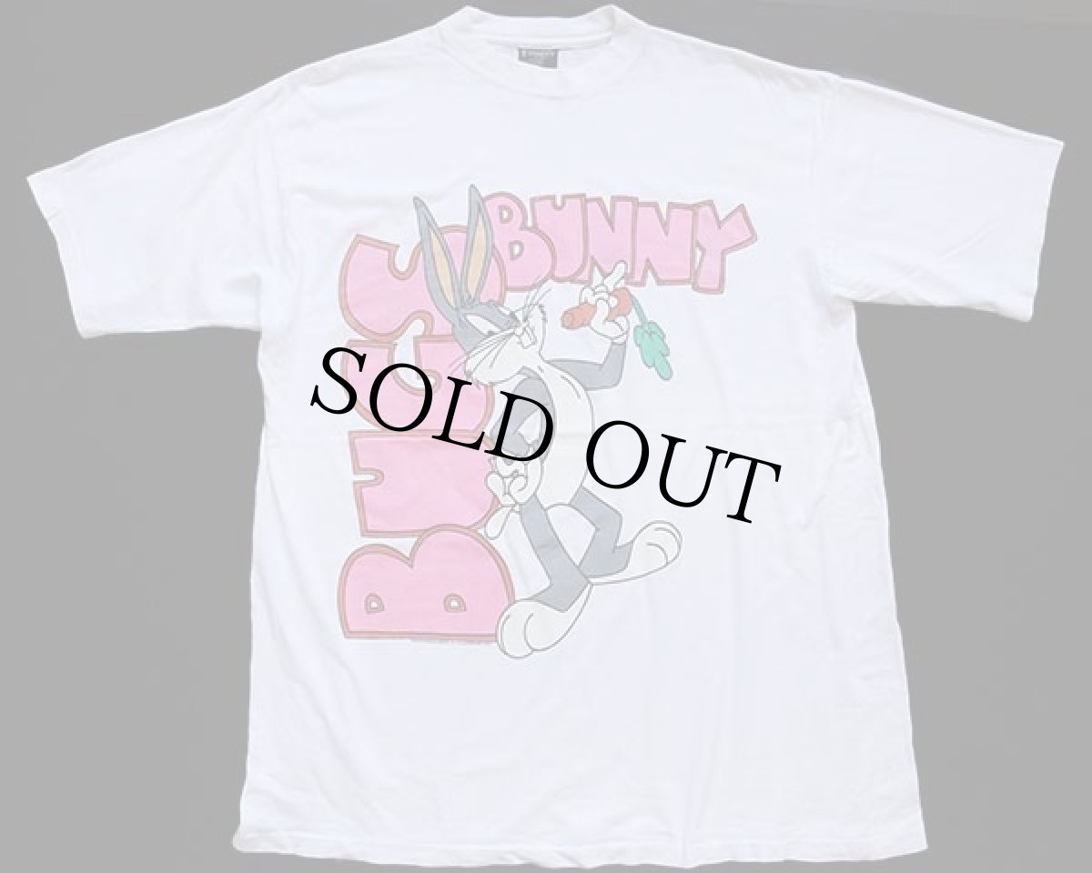 画像2: 90s WARNER BROS BUGS BUNNYバッグスバニー コットンTシャツ 白 XXXL★特大 (2)
