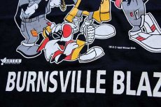 画像3: デッドストック★90s USA製 Warner Bros LOONEY TUNES Over the Edge BURNSVILLE BLAZE コットンTシャツ 黒 M (3)