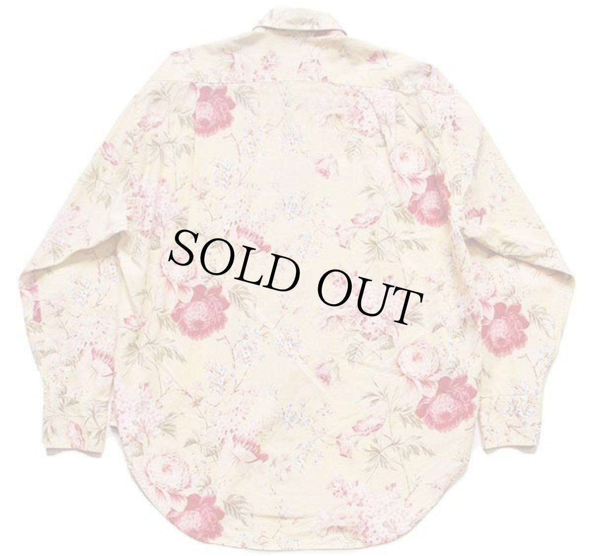 画像2: 90s ラルフローレン フラワー柄 コットンシャツ 8 (2)