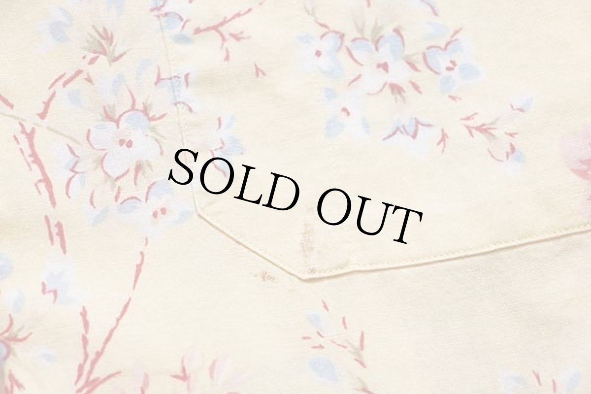 画像5: 90s ラルフローレン フラワー柄 コットンシャツ 8 (5)