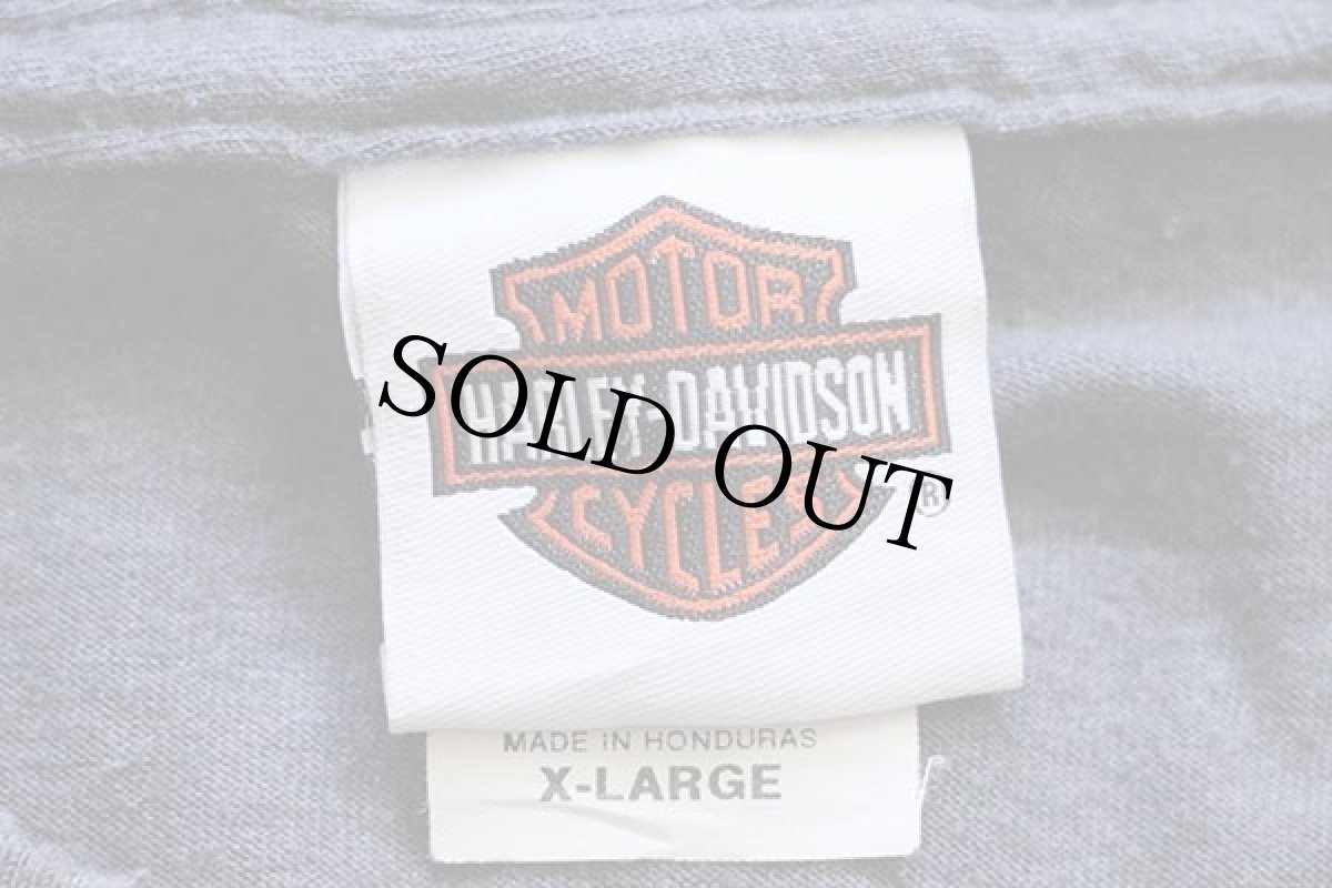画像6: Hanes HARLEY-DAVIDSON ハーレー ダビッドソン DUDLEY PERKINS ダートトラック 両面プリント Tシャツ グレー XL (6)