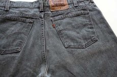 画像3: 90s USA製 Levi'sリーバイス 550 カラーデニム ショートパンツ グリーングレー w36★40 ショーツ (3)