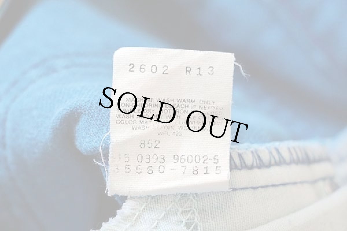 画像5: 90s USA製 Levi'sリーバイス 560 カラーデニム ショートパンツ オーシャンブルー w33★ショーツ (5)