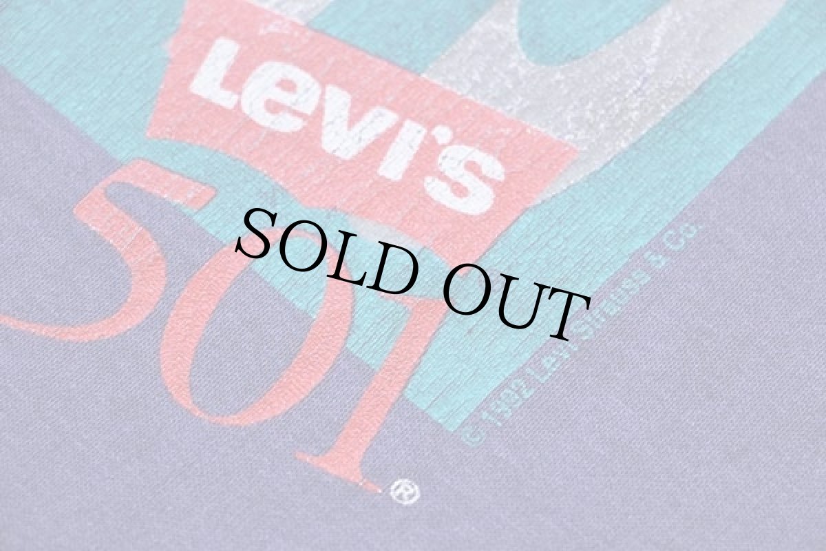 画像4: 90s USA製 Levi'sリーバイス 501 BUTTON YOUR SHORTS Tシャツ 杢パープル L (4)