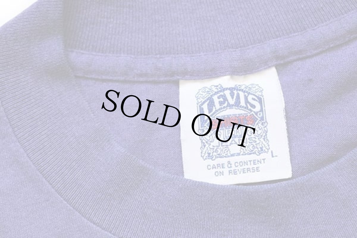 画像5: 90s USA製 Levi'sリーバイス 501 BUTTON YOUR SHORTS Tシャツ 杢パープル L (5)