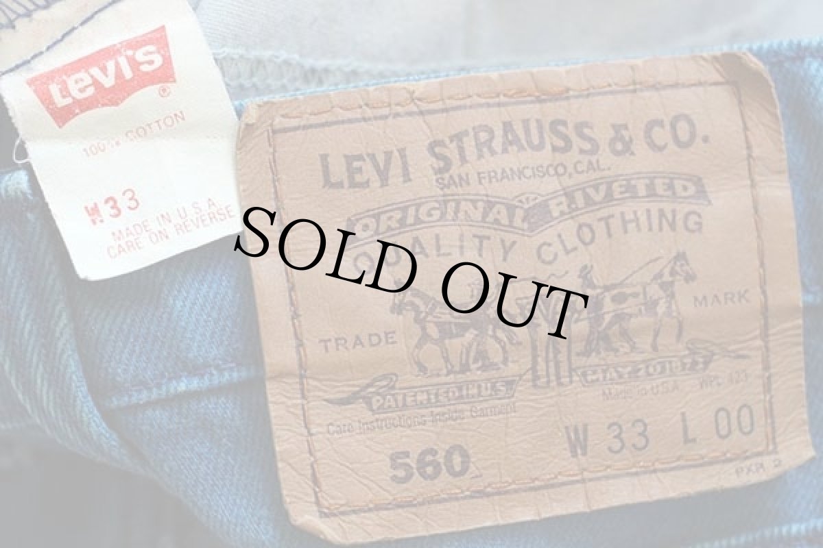 画像4: 90s USA製 Levi'sリーバイス 560 カラーデニム ショートパンツ オーシャンブルー w33★ショーツ (4)