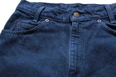 画像3: 90s USA製 Levi'sリーバイス 550 カラーデニム ショートパンツ 後染め 紺 w30★53 ショーツ (3)