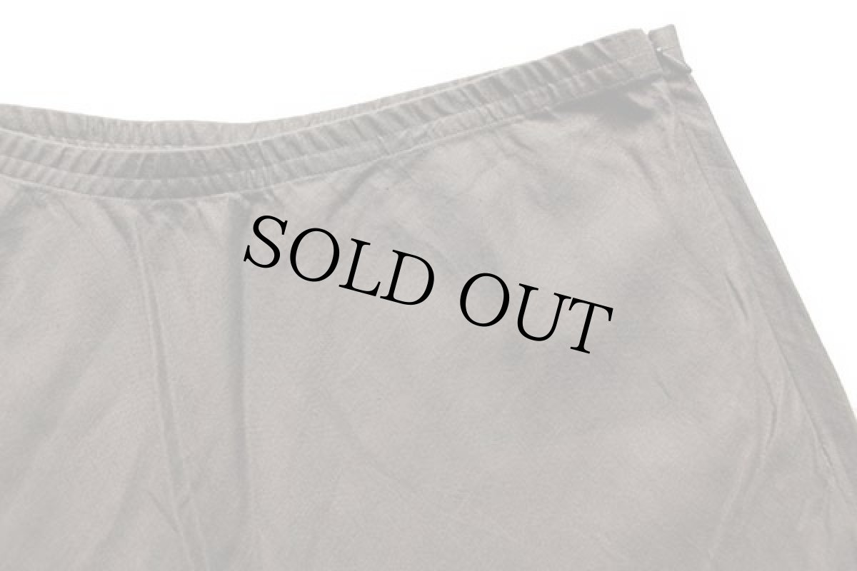 画像3: SAKS FIFTH AVENUE THREADS 無地 マキシ丈 リネン フレアスカート オリーブドラブ 10 (3)