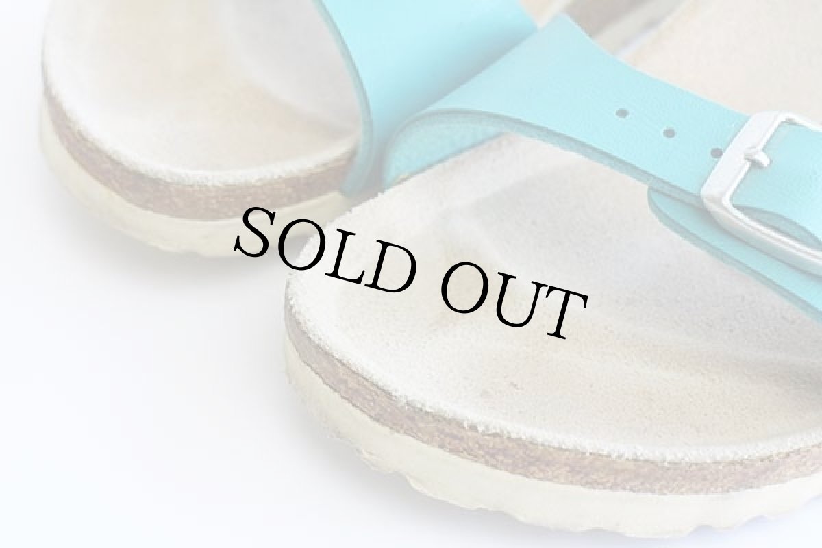 画像7: ドイツ製 BIRKENSTOCKビルケンシュトック Brasilブラジル ターコイズ 36★サンダル (7)