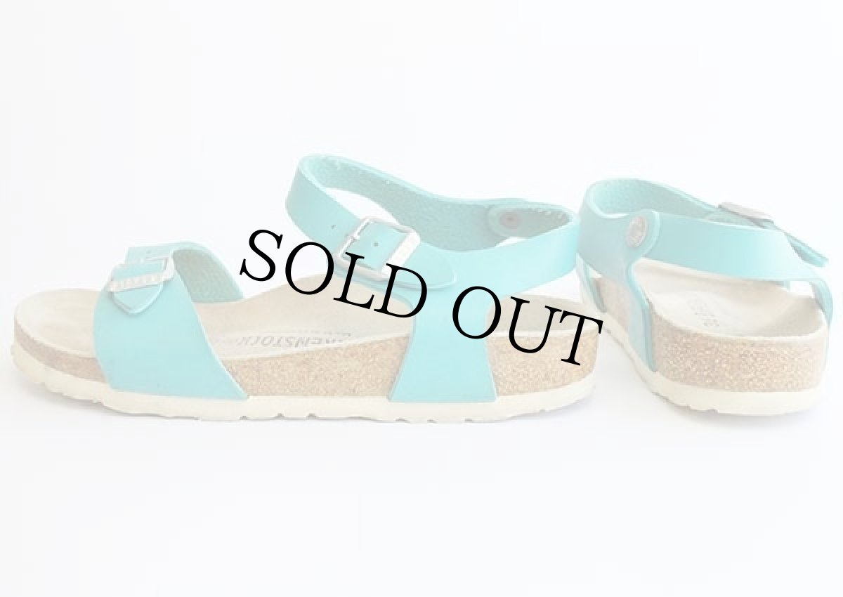 画像2: ドイツ製 BIRKENSTOCKビルケンシュトック Brasilブラジル ターコイズ 36★サンダル (2)