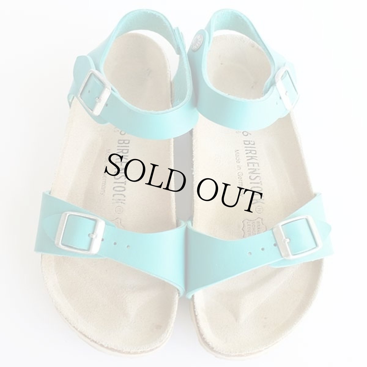 画像3: ドイツ製 BIRKENSTOCKビルケンシュトック Brasilブラジル ターコイズ 36★サンダル (3)