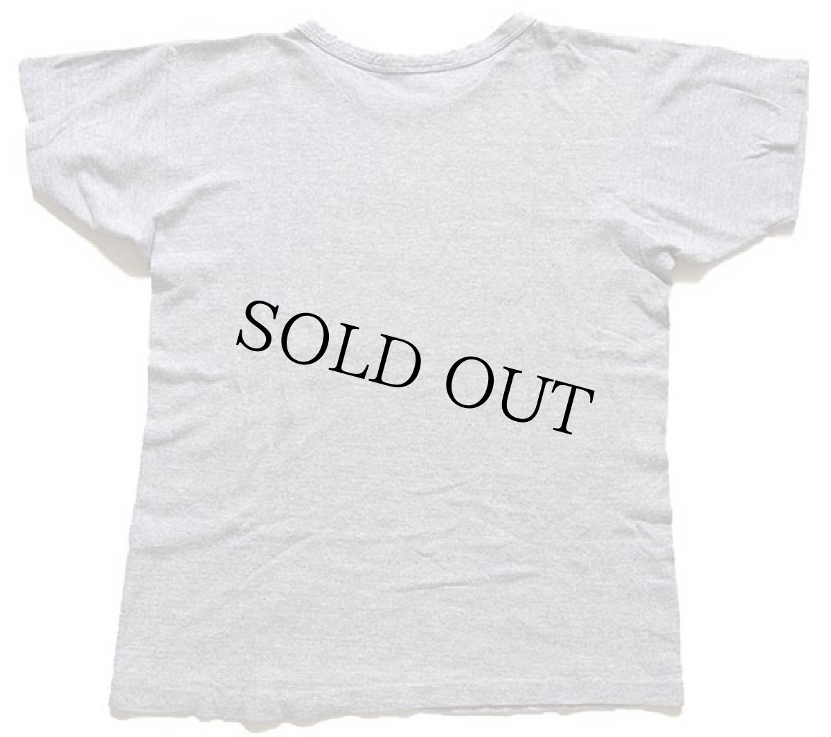 画像3: 70s USA製 Championチャンピオン BRECK SCHOOL ATHLETIC DEPT. 染み込みプリント 88/12 Tシャツ 杢グレー M (3)