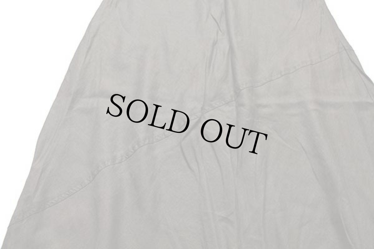 画像5: SAKS FIFTH AVENUE THREADS 無地 マキシ丈 リネン フレアスカート オリーブドラブ 10 (5)