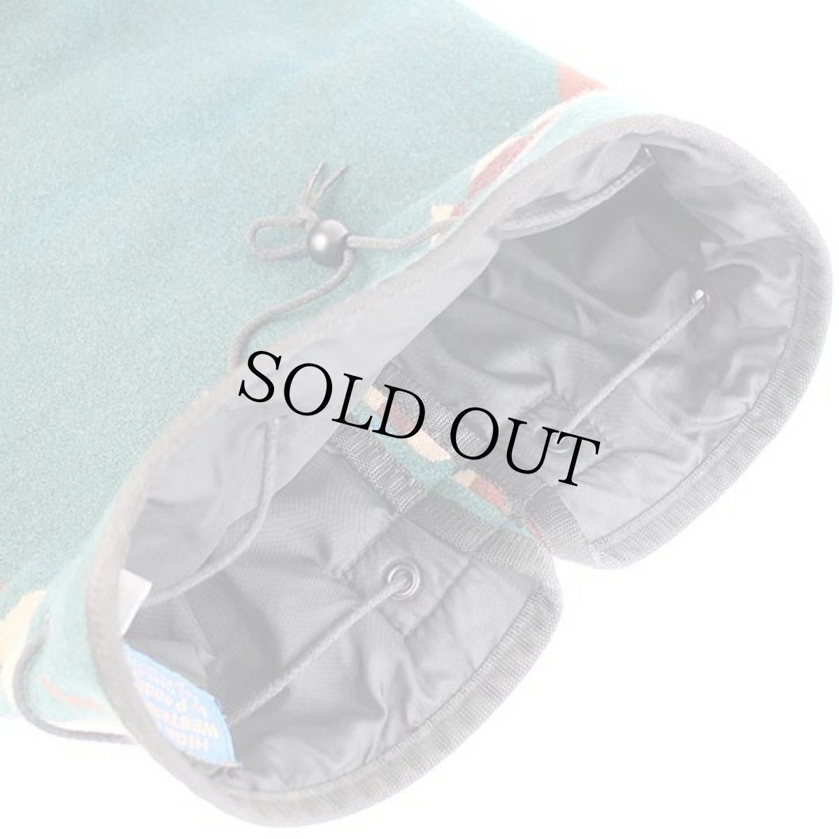 画像8: 80s USA製 PENDLETONペンドルトン ネイティブ柄 ボトムレザー ウール ブランケット ワンショルダーバッグ (8)